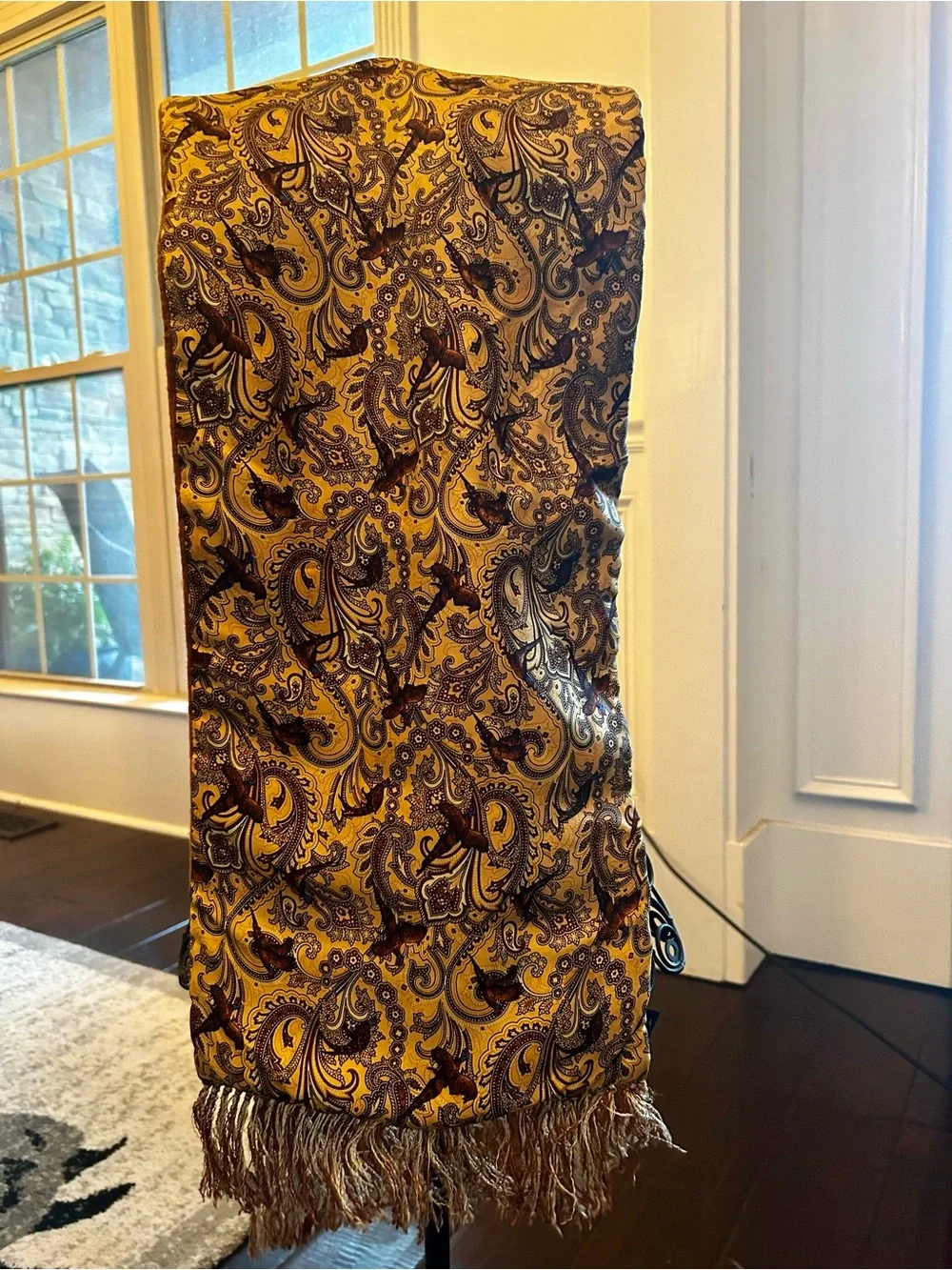 Men's Vintage J. Press Pheasant Scarf